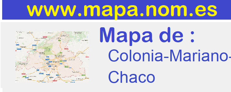 mapa de  Colonia-Mariano-Sarratea