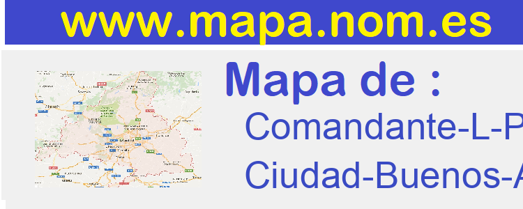 mapa de  Comandante-L-Piedrabuena
