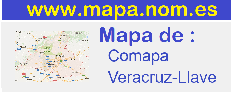 mapa de  Comapa