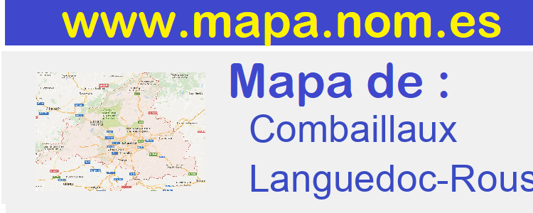 mapa de  Combaillaux