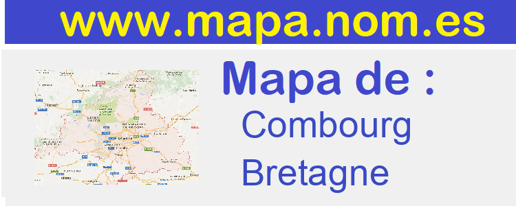 mapa de  Combourg
