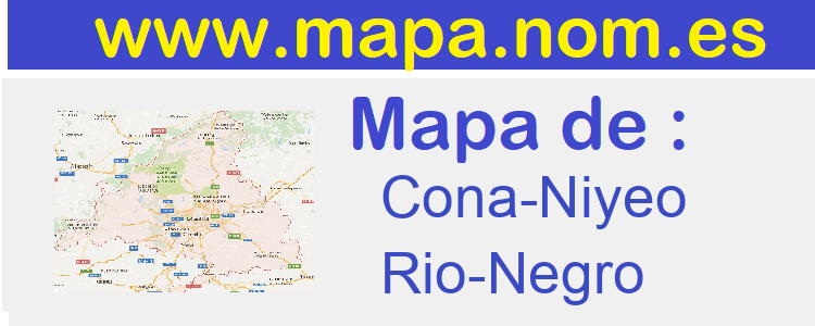 mapa de  Cona-Niyeo