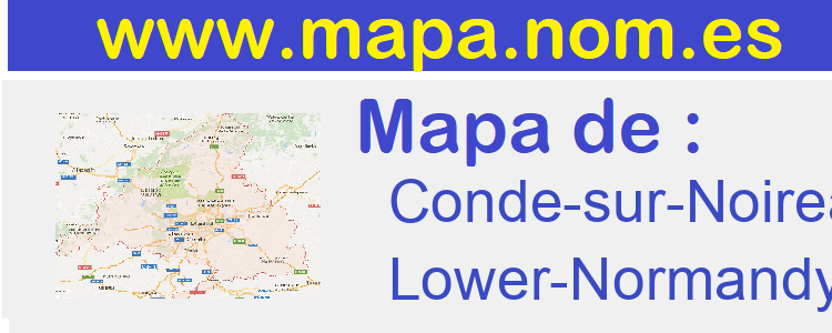 mapa de  Conde-sur-Noireau