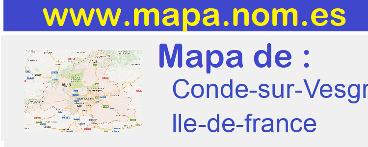 mapa de  Conde-sur-Vesgre