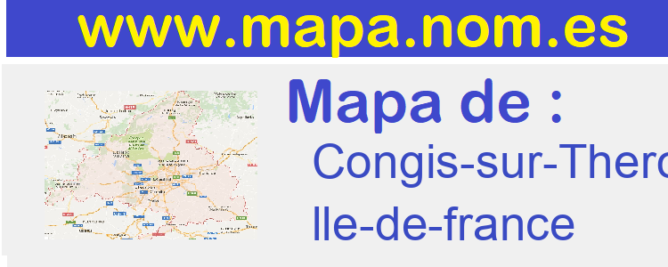 mapa de  Congis-sur-Therouanne