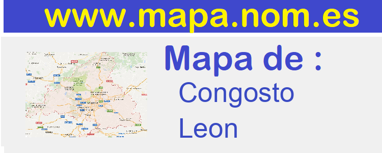 mapa de  Congosto