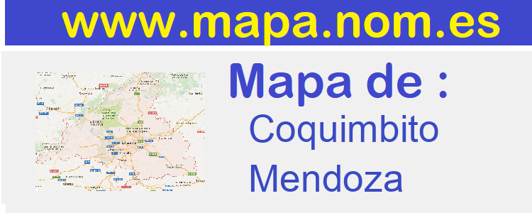 mapa de  Coquimbito