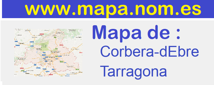 mapa de  Corbera-dEbre