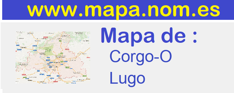 mapa de  Corgo-O