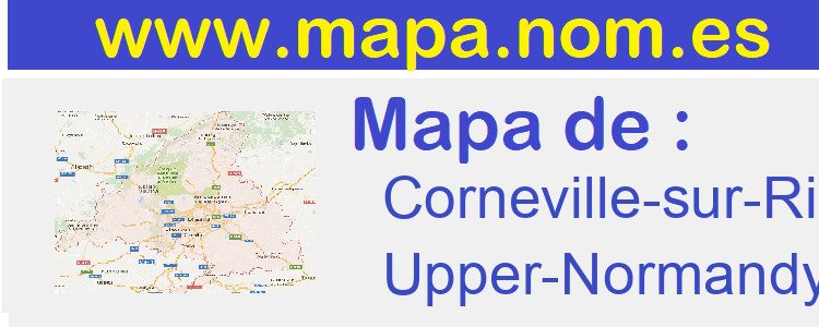 mapa de  Corneville-sur-Risle