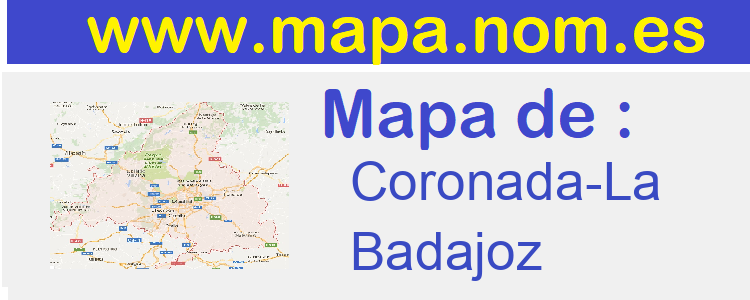 mapa de  Coronada-La