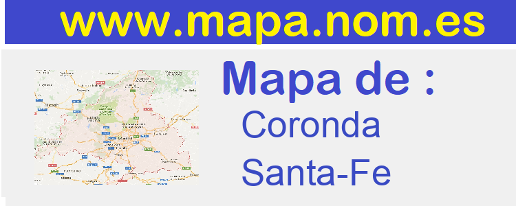 mapa de  Coronda