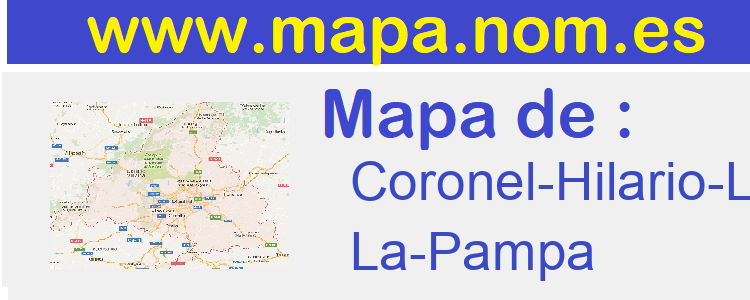 mapa de  Coronel-Hilario-Lagos