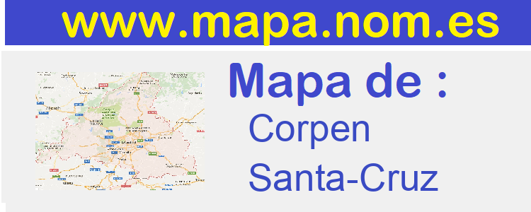mapa de  Corpen