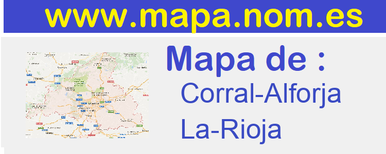 mapa de  Corral-Alforja