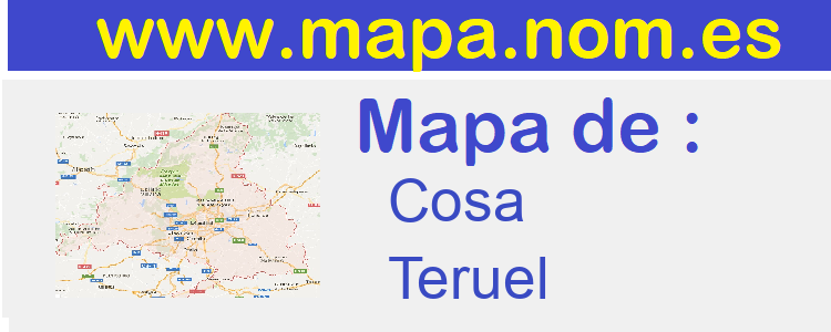 mapa de  Cosa