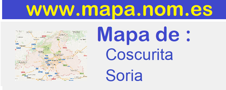 mapa de  Coscurita