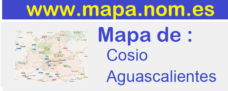 mapa de  Cosio