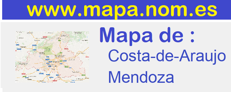 mapa de  Costa-de-Araujo