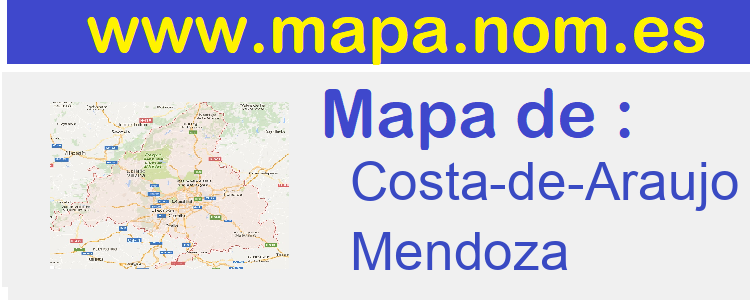 mapa de  Costa-de-Araujo