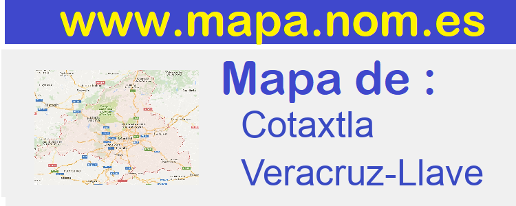 mapa de  Cotaxtla