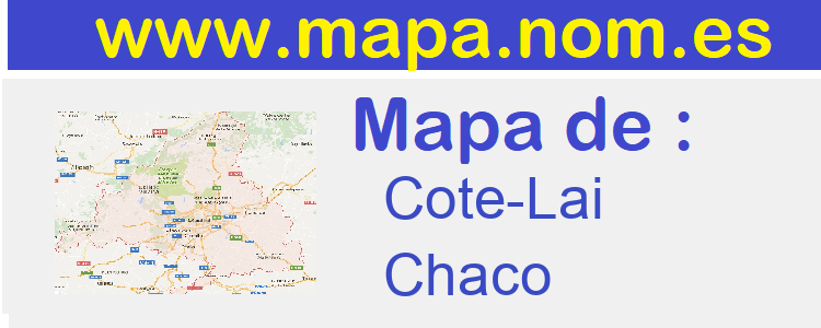 mapa de  Cote-Lai