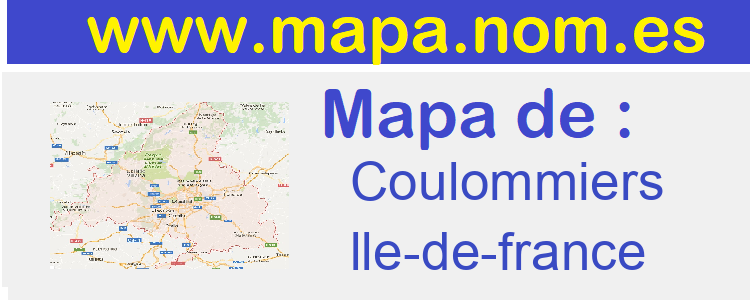 mapa de  Coulommiers