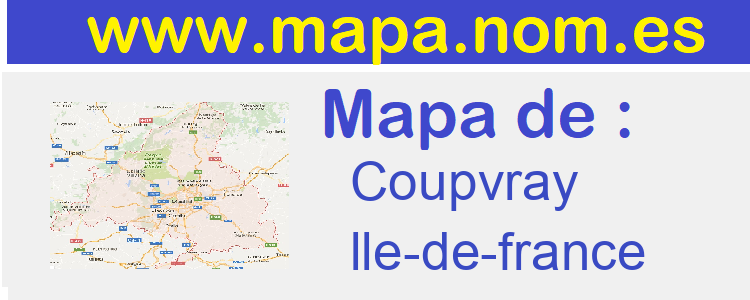 mapa de  Coupvray
