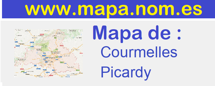 mapa de  Courmelles
