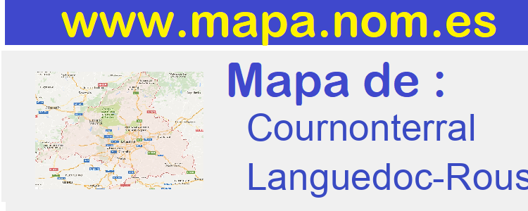 mapa de  Cournonterral