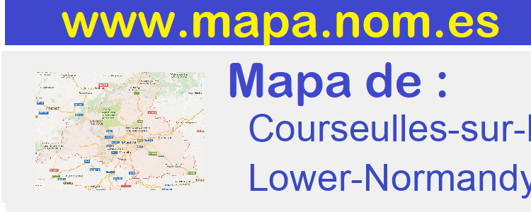 mapa de  Courseulles-sur-Mer