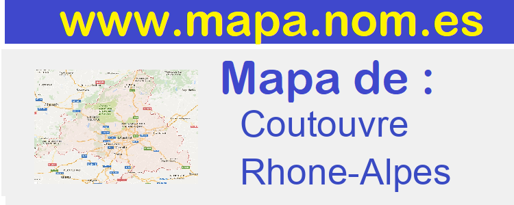 mapa de  Coutouvre