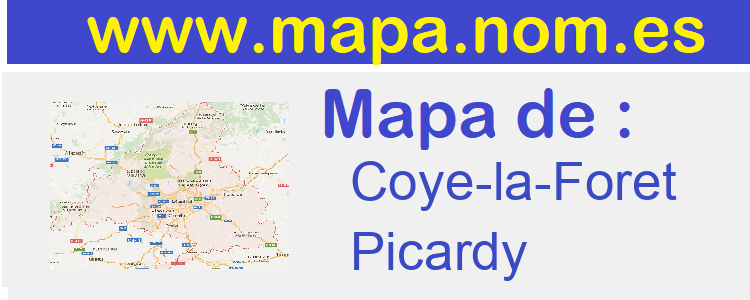 mapa de  Coye-la-Foret