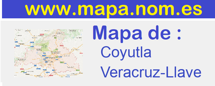 mapa de  Coyutla