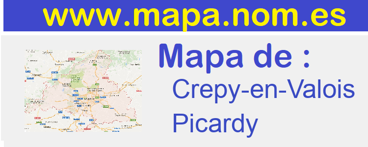 mapa de  Crepy-en-Valois