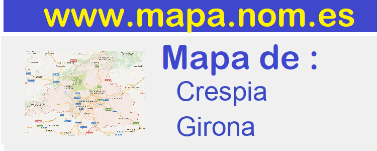 mapa de  Crespia