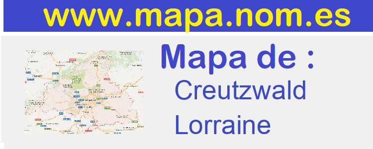 mapa de  Creutzwald