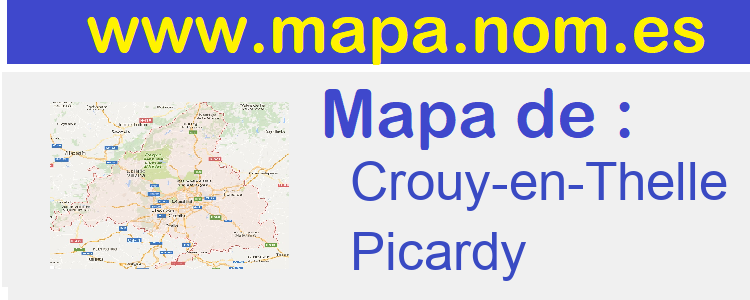 mapa de  Crouy-en-Thelle