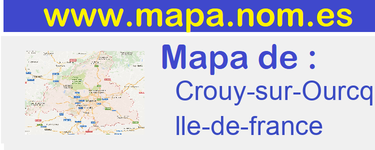 mapa de  Crouy-sur-Ourcq