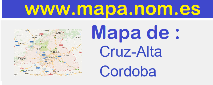 mapa de  Cruz-Alta