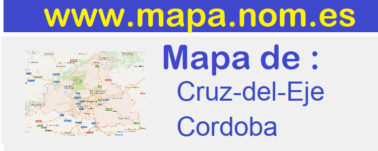 mapa de  Cruz-del-Eje