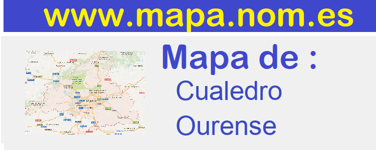 mapa de  Cualedro