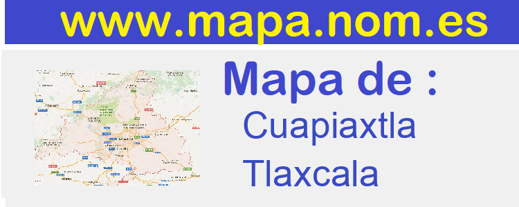 mapa de  Cuapiaxtla