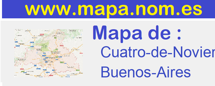 mapa de  Cuatro-de-Noviembre