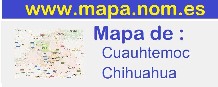 mapa de  Cuauhtemoc