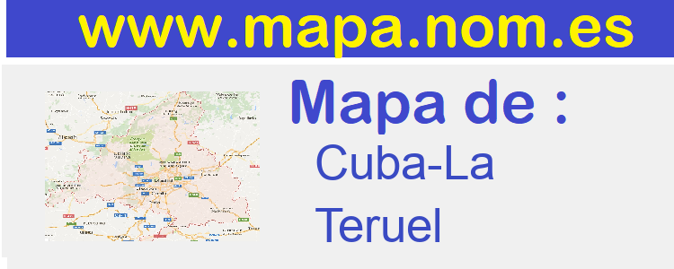 mapa de  Cuba-La