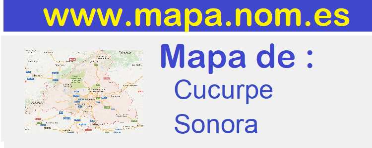 mapa de  Cucurpe