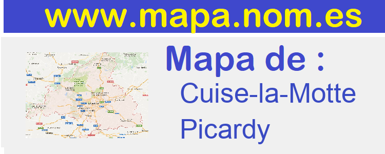 mapa de  Cuise-la-Motte