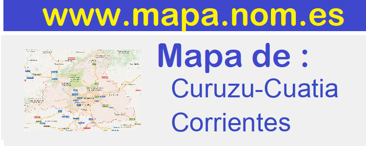mapa de  Curuzu-Cuatia