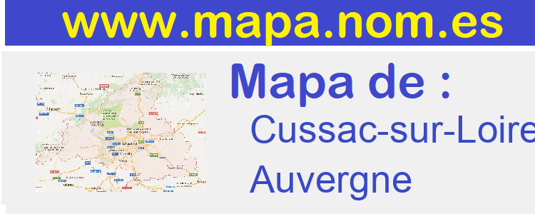 mapa de  Cussac-sur-Loire